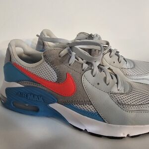 Nike Air Max Sneakers with Red and Blue Accents